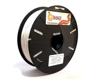 Orange PLA+ 1.75mm 3D Printing Filament 1kg-White