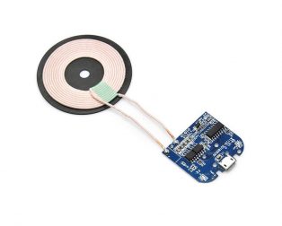 DC 5V Qi Standard Micro USB Input PCBA Circuit Board With Coil for Wireless Phone Charging (Transmitter)