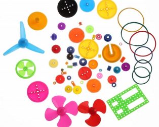 Colorful Plastic Motor Gear Assorted Kit