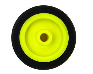 EasyMech Heavy Duty(HD) Disc Wheel 100x32mm 1Pcs. (Yellow Color)