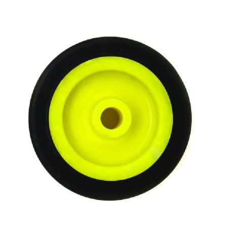 EasyMech Heavy Duty(HD) Disc Wheel 100x32mm 1Pcs. (Yellow Color)