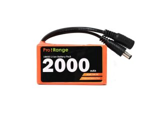 Pro-range INR 18650 7.4V 2000mAh 3C 2S1P Li-Ion Battery Pack