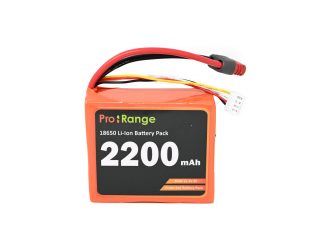 Pro-range INR 18650 11.1V 2200mAh 2C 3S1P Li-Ion Battery Pack with JST-XH & Nylon-T