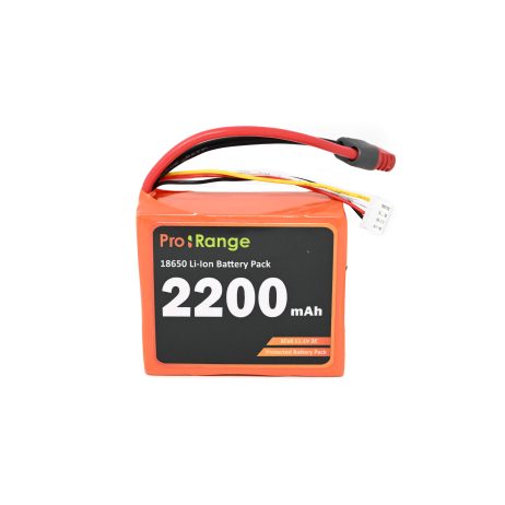 Pro-range INR 18650 11.1V 2200mAh 2C 3S1P Li-Ion Battery Pack with JST-XH & Nylon-T