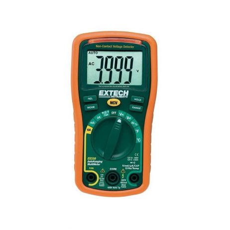 Extech EX330 12 Function Mini MultiMeter + Non-Contact Voltage Detector