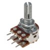 5kΩ 0.4W 6 Pin 2 Gang Rotary Carbon Potentiometer