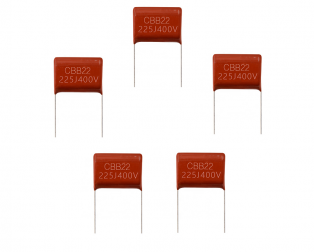 2.2uF, 400V, Through-Hole DIP Polyester Film Capacitor