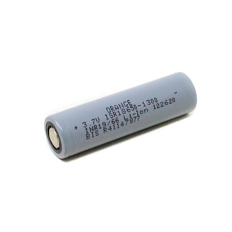 Orange A Grade ISR 18650 1300mAh (15c) Lithium-ion Battery