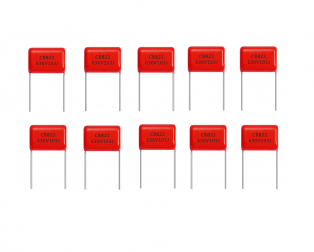 10nF 630V through hole DIP polyester film capacitor