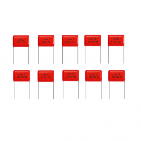 10nF 630V through hole DIP polyester film capacitor