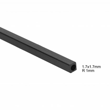 Pultruded Square Carbon Hollow Fiber Tube