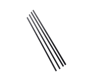 Pultruded 3 x 0.5 x 1000mm Carbon Fiber Strip-(Pack of 2)