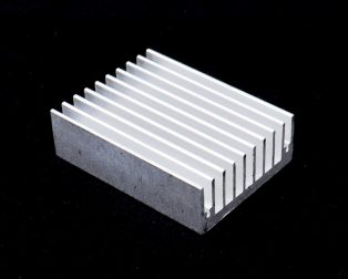 Aluminum heat sink 60 x 45 mm