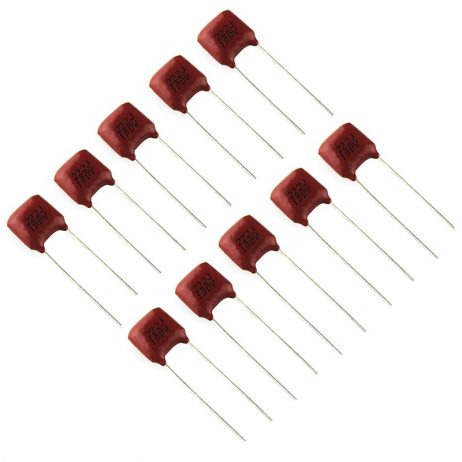 2.2nF 100V DIP Polyester Film Capacitor