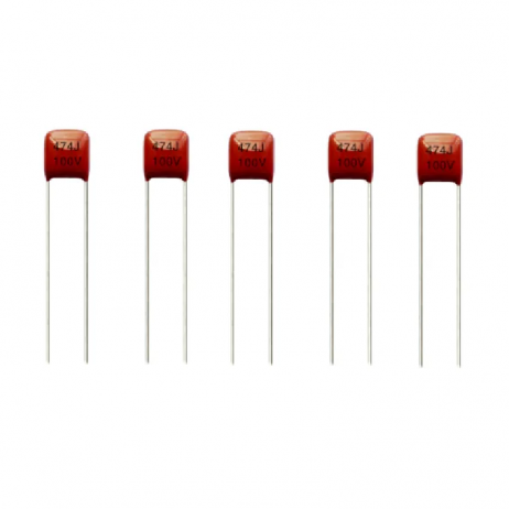 470nF 100v polyester film capacitor