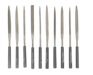 Hugong 10 pcs Precision Needle File Set