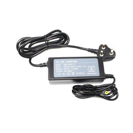 Standard 24V 2.5A 60W Power Supply with 5.5mm DC Plug