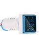 Generic 22mm 0 100A Ac 50 500V 20 75Hz Digital Voltmeter Ammeter Blue 4