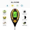 4 in 1 Soil PH Meter Soil Tester PH Moisture Meter