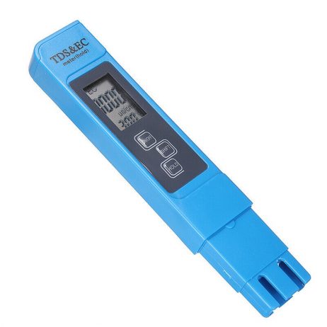 Blue TDS&EC Digital LCD EC Meter Conductivity Tester