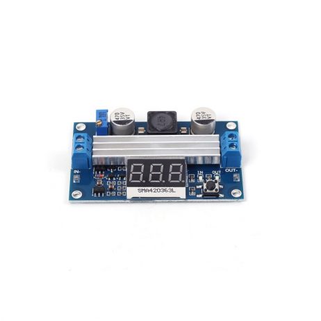 DC-DC High Power Adjustable Step-up Module 3.0~35V to 3.5~35V 100W with Digital Display Voltmeter