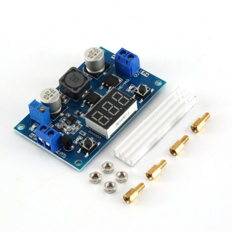 DC-DC High Power Adjustable Step-up Module 3.0~35V to 3.5~35V 100W with Digital Display Voltmeter