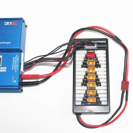 Parallel charging Board for 6 packs 26S XT60 Male 2