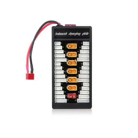 Parallel charging Board for 6 packs 26S XT60 Male 3