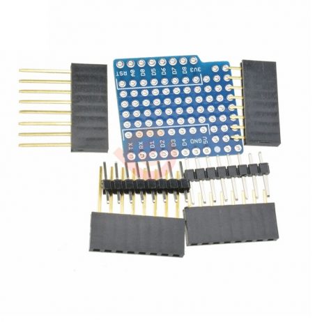 Generic D1 Double Sided Breakout PCB Proto Board Shield with Berg Pins 5