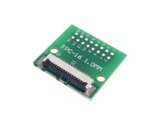 FFC / FPC Adapter Board 1mm to 2.54mm Soldered Connector - 16 Pins