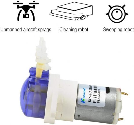 Kamoer 24V 0.2A first level deceleration 45ml/min BTP Tube brush motor liquid peristaltic pump