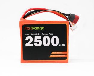 Pro-range NMC 18650 14.8V 2500mAh 3C 4S1P Li-Ion Battery Pack