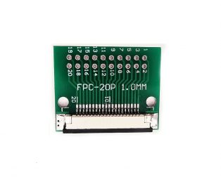 FFC / FPC Adapter Board 1mm to 2.54mm Soldered Connector – 16 pin