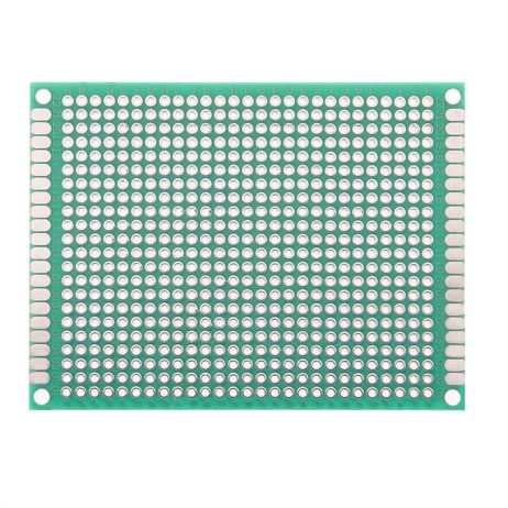 6 x 8 cm Universal PCB Prototype Board Single-Sided 2.54mm Hole Pitch