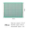 6 x 8 cm Universal PCB Prototype Board Single-Sided 2.54mm Hole Pitch