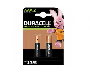 Duracell Rechargeable Batteries AAA 750mAh (Pack of 2)