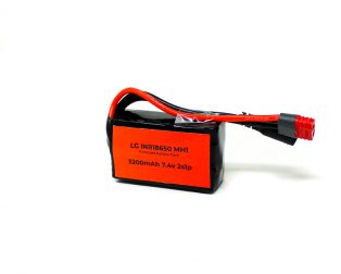 LG INR 18650MH1 7.4V 3200mAh 3C 2S1P Li-Ion Battery Pack