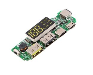 18650 5V 1A/2A Lithium Battery Digital Display Charging Module