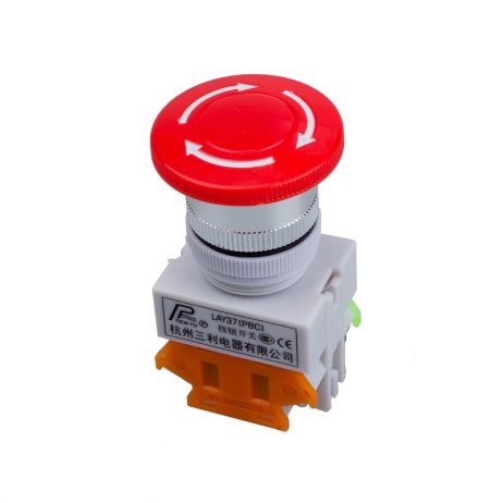 Generic AC 660V 10A LAY37 DPST Emergency Stop Push Button Switch 1