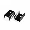 Generic 10pcs Aluminum TO 220 Heatsink Transistor Radiator Black Heat Sink TO220 L7805 Cooler.jpg q50 2