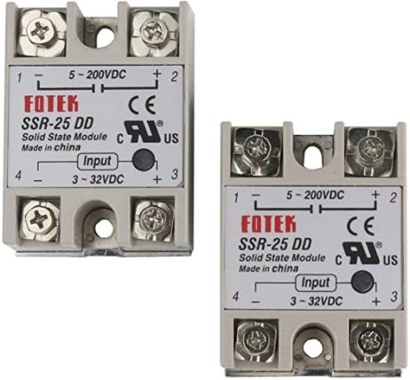 5-200V SSR-25DD Solid State Relay