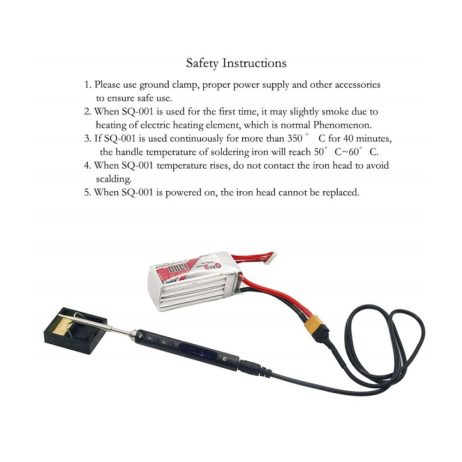 ReadytoSky SQ001 Electric Soldering Iron with Adjustable Temperature Programmable STM32 Chip and Digital OLED Display 5