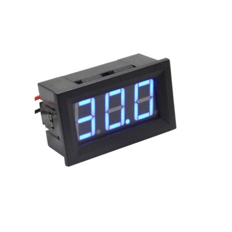 Generic 0.56 Inch DC5V 120V DC Two Wire Digital Display Voltmeter for Car Bicycle Motorcycle Blue 8