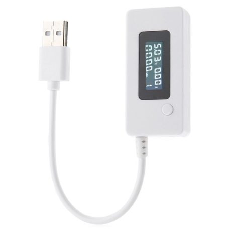 USB Tester Current and Voltage meter with LCD Screen Monitors for Mobile Power Capacity