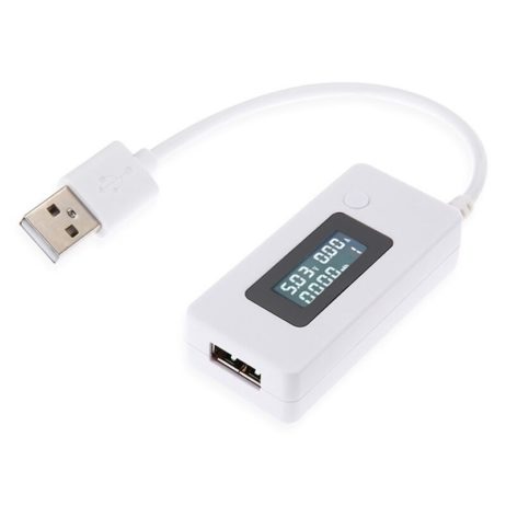 USB Tester Current and Voltage meter with LCD Screen Monitors for Mobile Power Capacity