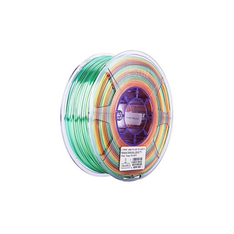 eSilk-PLA filament Rainbow Multicolor