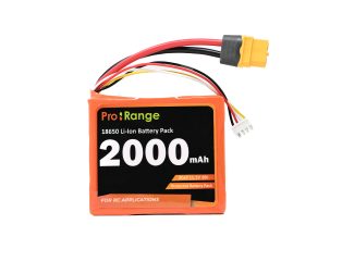 Pro-range NMC 18650 11.1V 2000mAh 10C 3S1P Li-Ion Battery Pack