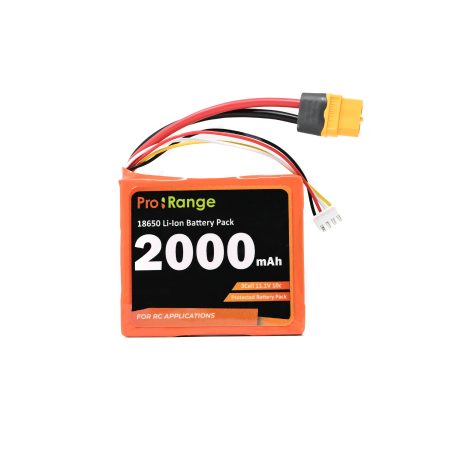 Pro-range NMC 18650 11.1V 2000mAh 10C 3S1P Li-Ion Battery Pack