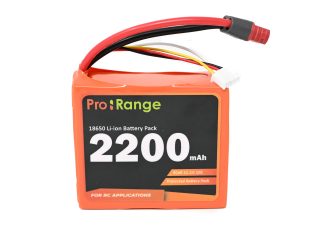 Pro-range ISR 18650 11.1V 2200mAh 10C 3S1P Li-ion Battery Pack with JST-XH & Nylon-T