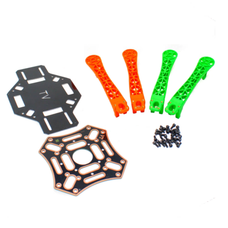 VT400 Quadcopter Frame – PCB Version Frame Kit with Integrated PCB